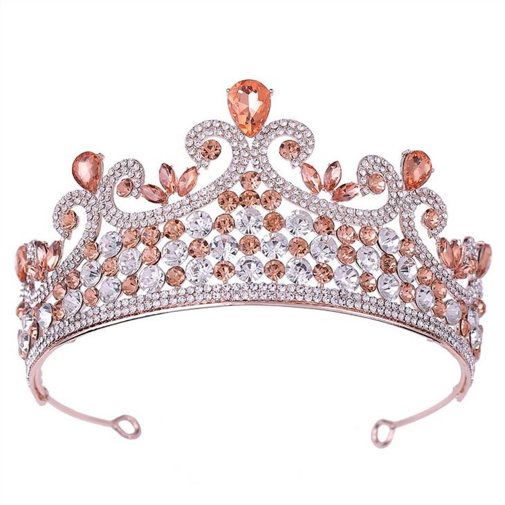 Wedding Bridal Copper Crown